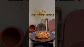 Desi Chulha Pizza  VillageLife  DesiFood  Chulha Cooking  Haryanvi Cooking [upl. by Alfi638]