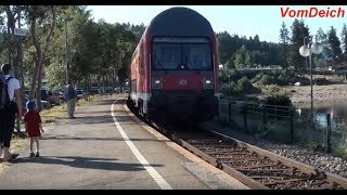 Dreiseenbahn  Höllentalbahn Schluchsee nach FreiburgWiehe über Titisee Juli 2013 [upl. by Aimej393]