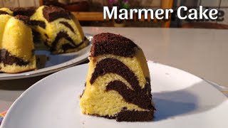 DIJAMIN MARMER CAKE INI ENAK EMPUK DAN LEMBUT BANGET PAKAI 6 TELUR AJA [upl. by Notsnarc]