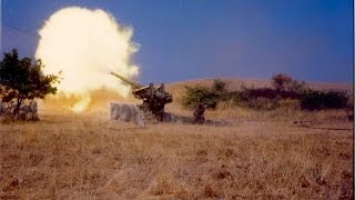 4° REGT ARTILLERY HEAVY SEPT 1981 155 mm LONG TOM M1A1 VIDEO CAM HD [upl. by Kcirddahc]