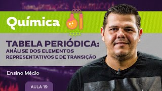 Tabela periódica análise dos elementos representativos e de transição  Química  Ensino Médio [upl. by Bo]