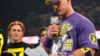 Raw Wade Barrett officially welcomes John Cena to The Nexus [upl. by Annelak]