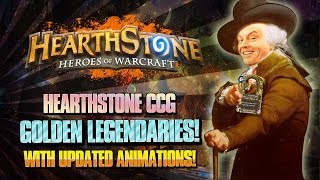 Hearthstone ALL Expert Golden Legendary Cards wUpdated Animations [upl. by Strander]