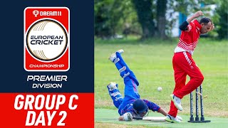 🔴 Dream11 ECC Premier 2024  Group C Day 2  10 Oct 2024  Live European Cricket [upl. by Aynotal]