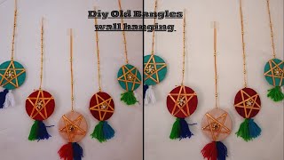 Old Bangles Craft Ideas 😱😱 पुरानी चूडियों को नया लुक दे  craft with me  Nasima Art And Craft [upl. by Aerdnaxela573]