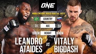 Leandro Ataides vs Vitaly Bigdash  Full Fight Replay [upl. by Shayne359]