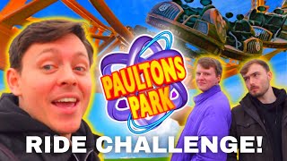 INSANE RIDE CHALLENGE Paulton’s Park Vlog 2023 [upl. by Sayed102]