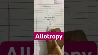 allotropy ytshorts viralshort viral youtubeshorts biology [upl. by Atiekan]