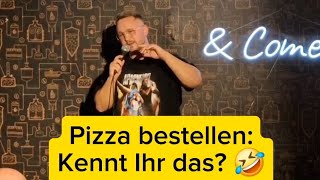 Kennt Ihr das beim Pizza bestellen 🤣 pizza telefonieren pizzabestellen standup standupcomedy [upl. by Aitnecserc]