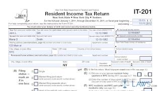 Form IT 201 Resident Income Tax Return [upl. by Costin]