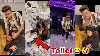 Atrangz  Awez funny prank on Anam darbar 😂🤣  Awez darbar new funny video  Atrangz new video❤️ [upl. by Atalya]