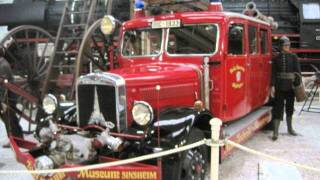 Diverse Feuerwehrfahrzeuge im Technikmuseum Speyer [upl. by Dlonra]