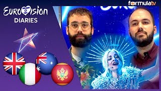 REACCIÓN Reino Unido Australia Italia y Montenegro ESC 2019 🇬🇧🇦🇺🇮🇹🇲🇪 Eurovisión Diaries [upl. by Utta]