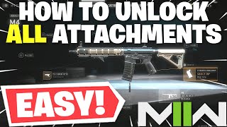 Modern Warfare 2  How To Unlock ALL Attachments On Your Weapons How To Get LOCKED Attachments [upl. by Yelsna]