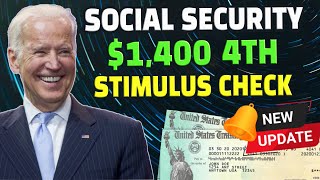 💰17th September 4th Stimulus Check Update News 1400 Social Security SSDI SSI 2024 More Money News [upl. by Ahtekal465]