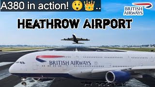 Heathrows unseen moment captured 😱🛬🛬 Heathrow Airport London 🇬🇧✈️❤️ viralvideo aviation [upl. by Borroff954]