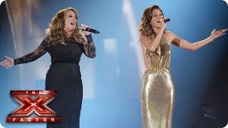 Sam Bailey sings And Im Telling You with Nicole Scherzinger  Live Week 10  The X Factor 2013 [upl. by Onifur887]