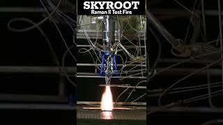 ISRO supported Skyroot Raman 2 engine Test FIRE shorts [upl. by Alegnat162]