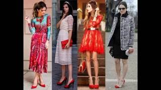 Looks e Vestidos Com Sapato Vermelho Para Ficar na Moda [upl. by Baron]