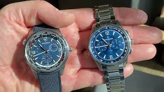 Jaeger LeCoultre Polaris Chronograph vs Geographic World Time Limited [upl. by Nuris]