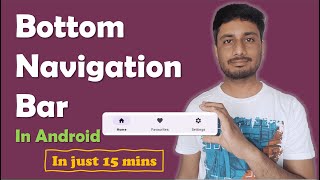 Bottom Navigation Bar in Android in just 15 minutes [upl. by Aryaz]