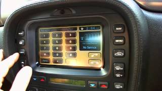 Jaguar S Type R interiorvoice control [upl. by Nadean]