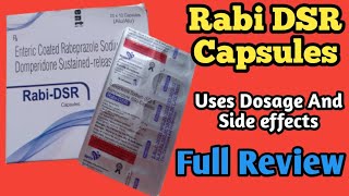 Rabi DSR Capsules  Rabi DSR Capsules Uses  Rabeprazole Sodium And Domperidone capsules [upl. by Siraval775]