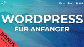 WordPress Website Erstellen  EINFACHSTES Tutorial in 3 Schritten [upl. by Albertson]