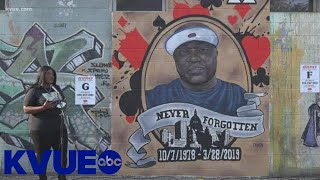 Javier Ambler memorial mural unveiled in Austin  KVUE [upl. by Enelrahs]