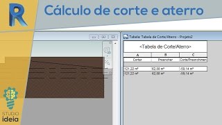 Como fazer topografia no Revit  Cálculo de Corte e Aterro TOPOGRAFIA [upl. by Bahner895]