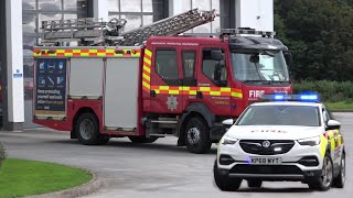 Tolvaddon Pump  Vauxhall Grandland Fire Officer Turnout  Cornwall Fire amp Rescue [upl. by Nalrah861]