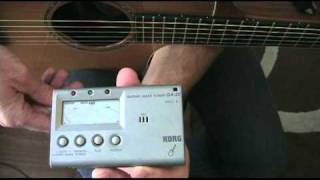 How to use a guitar tuner [upl. by Anelra]