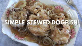 How to make Simple stewed dogfish  Food From Portugal [upl. by Ayouqat]