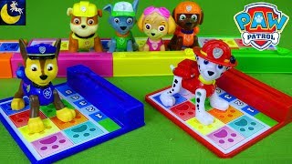 Game Time New Paw Patrol Back Flip Pup Pup Boogie Game Toys Marshall Chase Skye Rubble Toys Video [upl. by Sigrid]