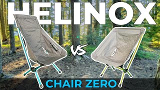 HELINOX Chair Zero vs High Back Which ULTRALIGHT Backpacking Chair Do You Choose [upl. by Roleat]