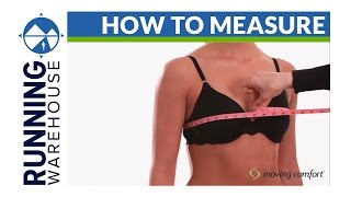 How to Measure Your Bra Size  Perfect Sports Bra Fit for Running [upl. by Mackoff]