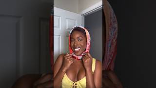 2 quick amp easy ways to wear a headscarf headscarf headwrap headwrapstyles headwraptutorial [upl. by Siryt263]