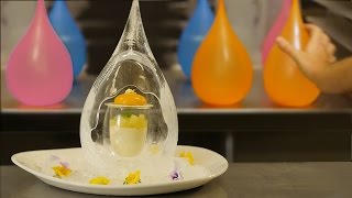 MAGICAL ICE DROP PANNA COTTA DESSERT RECIPE How To Cook That Ann Reardon [upl. by Notlaw157]