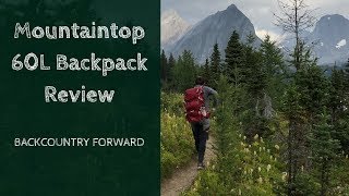 Mountaintop 60L Backpack Review With Water Resistant Internal Frame [upl. by Guinn675]