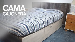 COMO HACER CAMA CAJONERA  PROYECTO MUEBLE  By Faplac [upl. by Nav596]