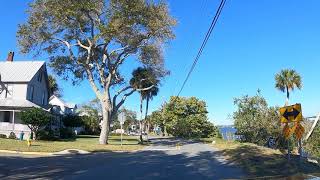 Drive Beautiful Riverfront Rockledge Drive in Brevard County Florida [upl. by Akinihs843]