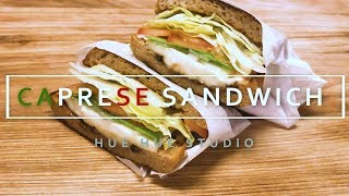 HOW TO MAKE CAPRESE SANDWICH RECIPE초간단 카프레제 샌드위치QUICK LUNCH [upl. by Aiker]