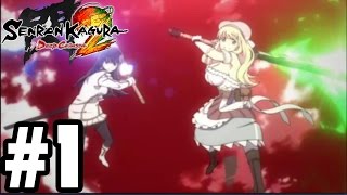 Senran Kagura 2  Deep Crimson  Gameplay Walkthrough Part 1  60 FPS  3DS [upl. by Anazraf]