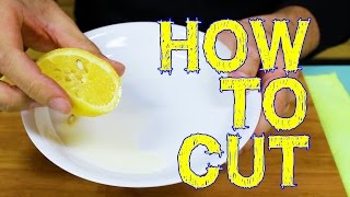 レモンを絞る時のベストな切り方 you have been cutting and juicing your lemons【便利裏技】【ライフハック】 [upl. by Nonnel]