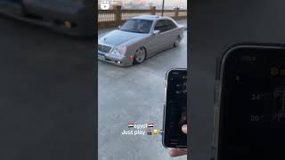 Mercedes Benz W 210 with an Air suspension in Mansoura [upl. by Sinclare]