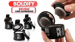 BOLDIFY Hair Thickening Fibers Demonstration Review 2024 [upl. by Obbard]