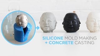 How to make silicone molds for casting concrete [upl. by Tallula]