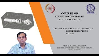 Lecture 01  Eulerian and Lagrangian Description of Fluid Motion [upl. by Rondi]