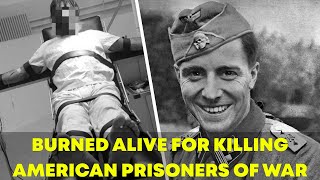 The Brutal Death Of Joachim Peiper a German Soldier Who Executed American Prisoners Of War [upl. by Kra572]