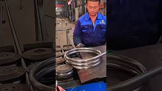 Manufacturing process of large steel spring [upl. by Htenywg196]